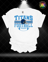Titans Football Sublimation Shirt Transfer (10-11 inches in width)
